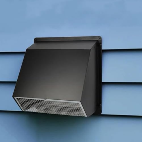 Grille d'aération extérieure inox pour hotte de cuisinière anti-vent