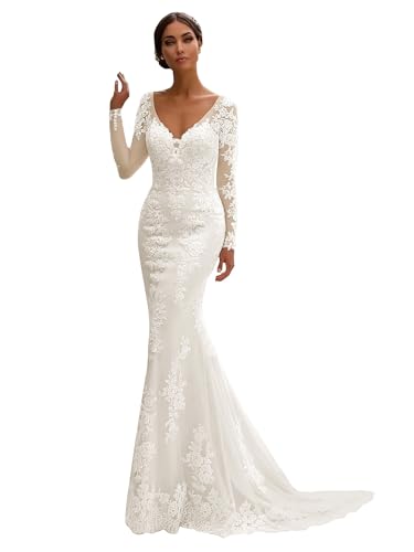Wedding Dresses for Bride 2025 Lace Appliques Long Sweetheart Bridal Dress for Women