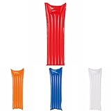  ANTEVIA - Bouée Matelas Gonflable pour Piscine ou Plage 180 x 70cm  Plus DE 20 MODÈLES  Coussin Piscine  Matière: PVC  Couleur : Rouge (Pumper Rouge)