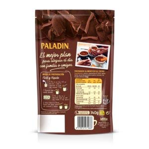 Paladin, Poeder voor warme chocolade, in hersluitbare zak, 340 g - Afbeelding 3