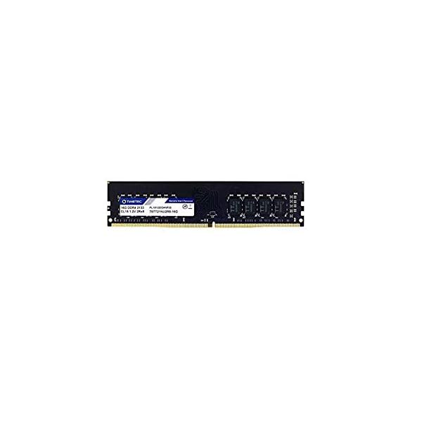 Timetec 16GB DDR4 2133MHz PC4-17000 Non-ECC Unbuffered 1.2V CL15 2Rx8 Dual Rank 288 Pin UDIMM Desktop PC Memoria RAM Módulo Actualización (16GB)