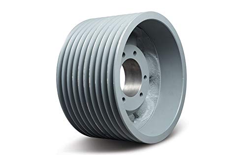 TB Woods 13610B Classical V-Belt Sheave, B Belt Section, 10 Grooves, F Bushing required, Cast Iron, 13.95