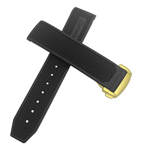 Bracelet silicone étanche pour montre Omega Seamaster sans transpiration