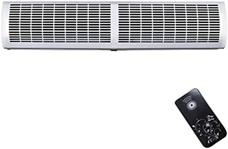Lamps Door Hanging Air Curtain, Low Noise, Remote Control, Dustproof, Anti-Odor, Fresh Air (Size : 48")