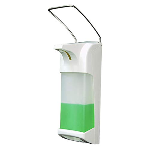 Preisvergleich Produktbild JUSTDOLIFE Seifenspender Wandmontierte Elbow-Press Seifenpumpen-Desinfektionsmittelspender für Zuhause