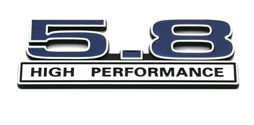 Image of 2pcs 5.8 High Performance Engine Emblems Badge 3D Decals Stickers Cars Trucks (Blue)
