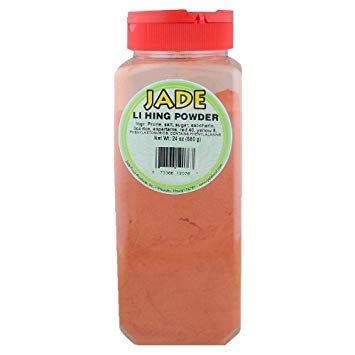 Li Hing Powder 1.5 Pounds in a Convenient Shaker Jar From Jade Food Hawaii
