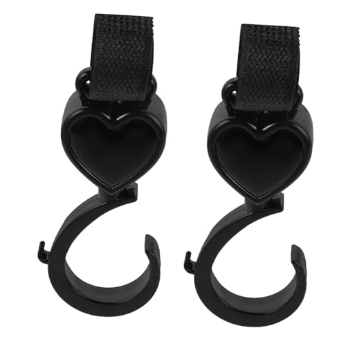 ERINGOGO 2個 ベビーカー アクセサリー フック ベビー ベビーカー 吊り下げ バッグ バッグ アタッチメント 車椅子 アクセサリー 食