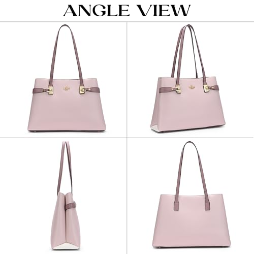 Image of LAVIE PARIS Women's 3 Compartment Large Satchel Bag | Satchel Handbag for Work | Ladies Purse | Stylish Shoulder Bag | Gift for Women