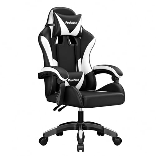 EaseZen Sedia Gaming Sedia Gamer Ergonomica con Cuscino per la...