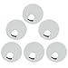 Hordion 6Pcs Desk Grommet 1-3/8 inch/ 35mm Cable Grommets Hole Cover, Wire Cord Organizer Plastic Grommets for Computer Desk Cabinet Furniture, White