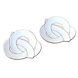 有田焼やきもの市場 New Year Party Supplies Japanase Small Plate 4.3 inches in Diameter Set of 2 Shusen-Musubi Arita Imari ware Made in Japan Porcelain