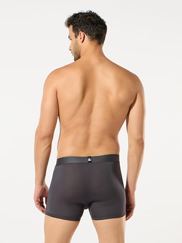 Image of ESSA Men's Ultra-Soft Modal Trunk Underwear | Moisture-Absorption with 4-Way Stretch | Breathable Contour Pouch, Microfiber Waistband with Spandex