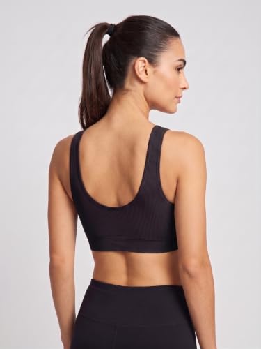 Image of Seamless Comfort: Padded Slip-On Sports Bra for Women - Effortless Support and Style (Free Size-Best for 30 to 36 Boob Size)