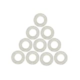 Trumpet Washers Pad 10 Pcs Valve Felt Washers Cushion Pad Brass Trumpets Musical Instrument...