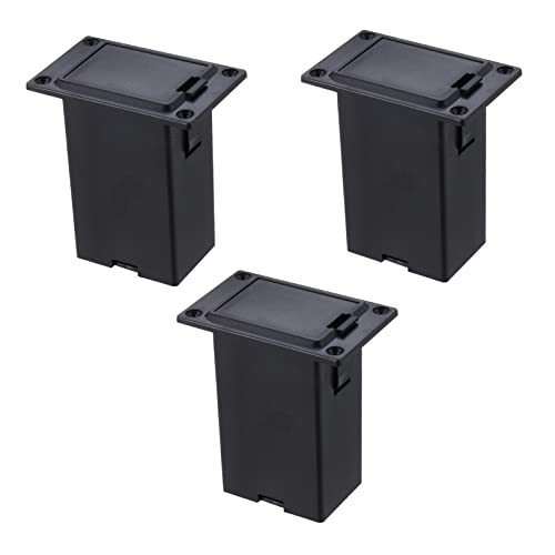 Toyvian Battery Compartment for Active Guitar Bass 9v Pickup Battery Box Durable Fits Ktv Bar Use
