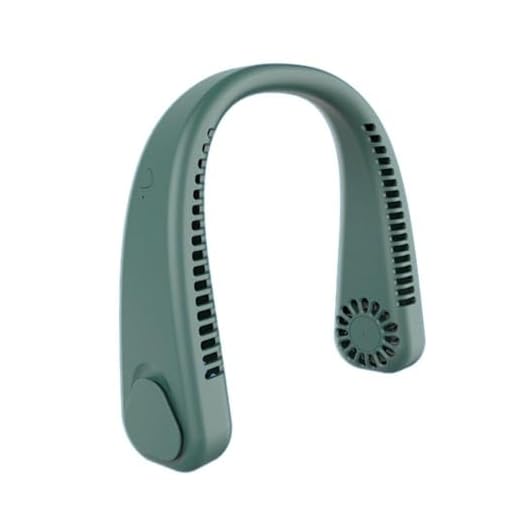 Ventilador de Pescoço Ombro Sem Lâmina Portátil Recarregável Mãos Livres