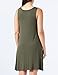 Amazon Essentials Women's Tank Swing Dress, Dark Olive, XL