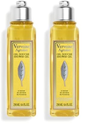 L'OCCITANE - Gel Douche Verveine Agrumes - 250 ml - Fabriqué en France (Lot de 2)