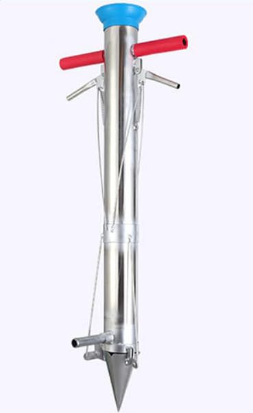 Bulb Planter, Planting Bulbs Manual Seedling Transplanter Weeder Sod Plugger Flower Planting Soil Sampler Long Handled Bulb Planter Plant Bulb Seeds (2 Handle-A)