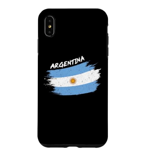 Argentina Argentine Flag Brush �A���[���`���̍����A�A���[���`���A�M�敗 �X�}�z�P�[�X iPhone XS Max �p