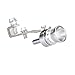 Dromedary Universal Color Chrome Size M Turbo Sound Noise Exhaust Muffler Pipe Whistle/Fake Blow off valve BOV Simulator Whistler