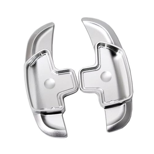 �p�h���V�t�g Compatible With B&enz For C E GLC Class W205 W213 X253 MB C205 A205 C238 S213 C253 �Ԃ̃X�e�A�����O�z�C�[���p�h���G�N�X�e���V����(Silver)