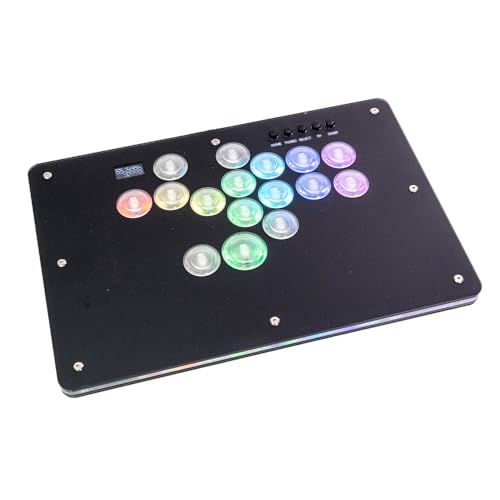 TIKITAKA Kylinix T16 with 0.5mm High-Speed Trigger KASUMI Switches, matto ABS Buttons, RGB lights, Leverless Controller 14mm Ultra-Thin SF6 PC/PS4/Switch
