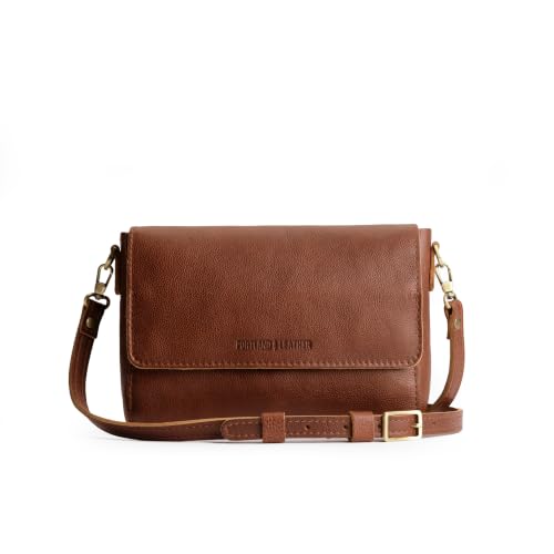 Image of Portland Leather Goods Metro Crossbody Bag for Women - Handmade from the Finest Full-Grain Hides