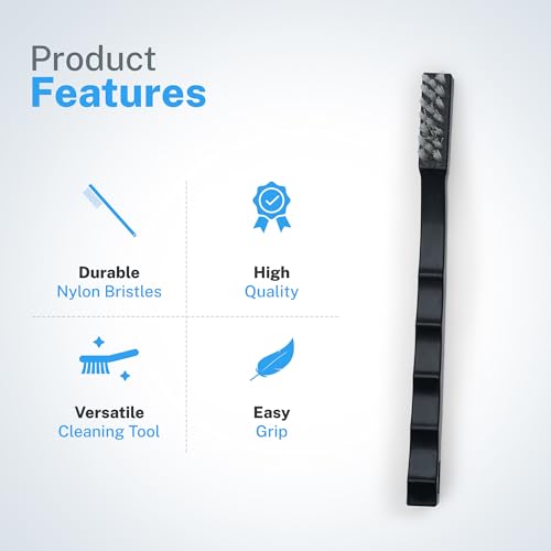 7.25" Toothbrush Style Detail/Scratch Nylon Brush [85-646] - Thumbnail 2