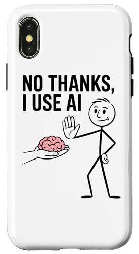 No Thanks I Use Ai Meme ʔ@BwKf[^TCGX X}zP[X iPhone X/XS p