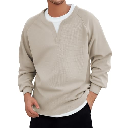 Sweat homme col V style tricot idéal pour les sorties décontractées