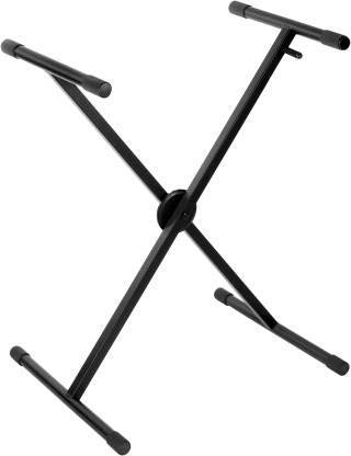 Techblaze Adjustable Heavy Duty Keyboard Stand, Single Braced Keyboard Stand 61 Keys Digital Keyboard Stand keyboard stand for Yamaha Keyboard stand for Casio- Black