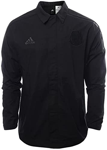 adidas FMF Mexico ZNE Woven Jacket (Black) (XS) at Amazon Men's