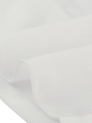 Frente abierto de malla transparente en este bolero de gasa blanco chic talla XL 5