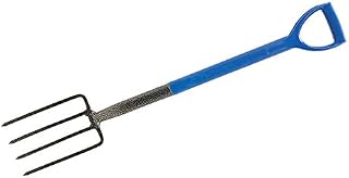 Dapetz ® Border Fork Polypropylene Coated Steel Shaft With PYD Handle 950mm, Solid Forged Lightweight Border Fork - Professional Border/Junior/Ladies Fork - Metal Long Handle Heavy Duty Site