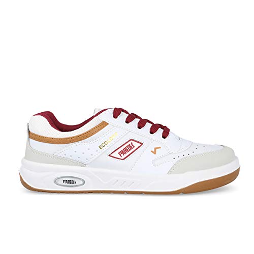 Modelo Ecologico, PAREDES, Cordones, Color Blanco-Burdeos, Talla 45 Cover