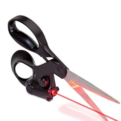Drumstone (𝟏𝟔 𝐘𝐄𝐀𝐑 𝐖𝐀𝐑𝐑𝐀𝐍𝐓𝐘) Laser Guided Scissors for Straight C...