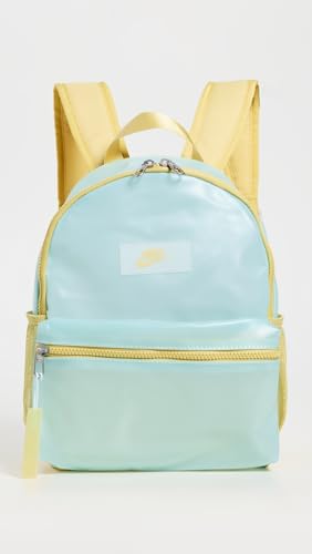 Nike Kids, Kids, Brasilia Just Do It Mini Backpack (11L) (Little Kid/Big Kid), Glacier Blue/Saturn Gold/Saturn Gold, One-Size - Image 3