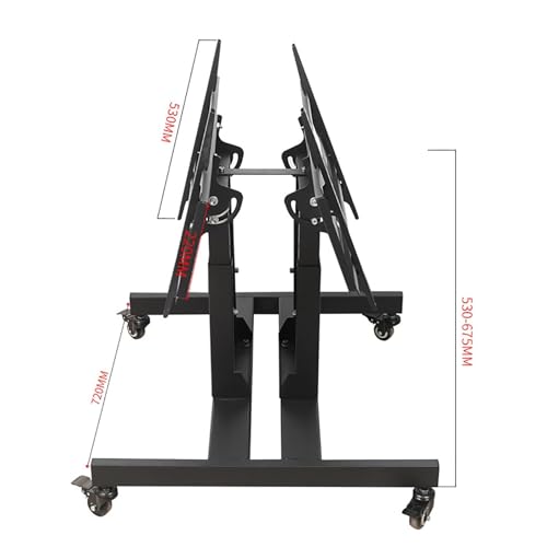Soporte móvil para TV para 32-65 pulgadas con ajuste de ángulo miniatura 2