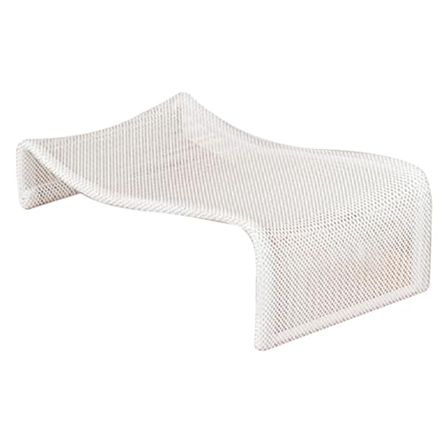Filet de bain pour bébé blanc en acier carbone et tissu confortable