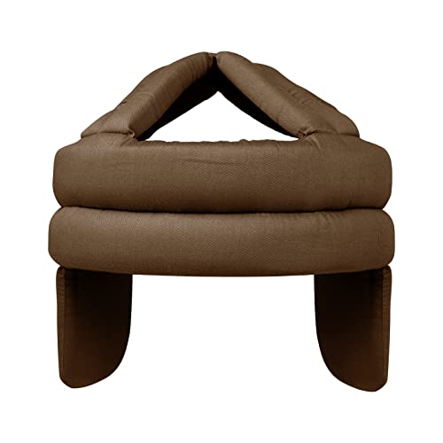 Casque de Protection pour Personnes Âgées Réglable Casque de Sécurité Anti-Chute en Coton Chapeau Anti-Collision Respirant pour Les Personnes Âgées Doux Épais