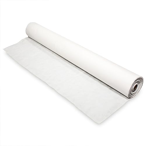 DeWitt N-Sulate Plant Protection Fabric, 1.5 oz, White, 12' x 250' - Cold Weather Frost Cover for Flowers, Bedding Plants & Vegetables, Breathable & Reusable
