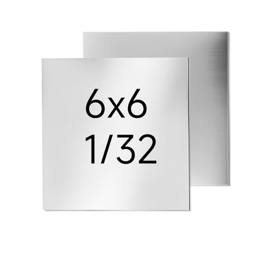 304 Stainless Steel Sheet - 2PCS 6