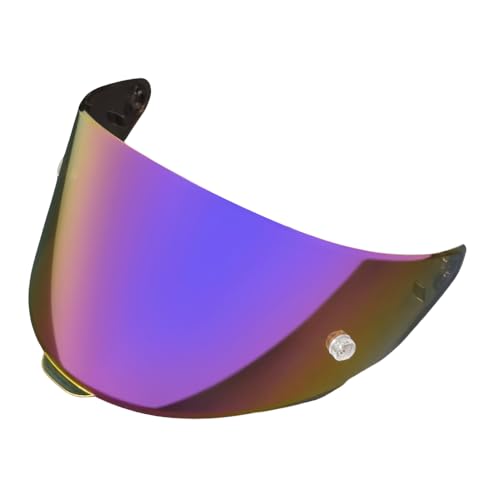 TTC Shield for KYT TT Course Motorcycle Helmet Visor Uv Protection Windshield High Strength Capacetes Accessories (Rainbow-Day use only)