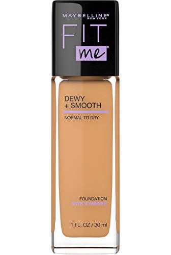 Maybelline New York Fit Me Dewy + Smooth Foundation, 240 Golden Beige, 1 Fl. Oz (Pack of 1) (Packaging May Vary)