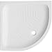 PIATTO DOCCIA ANGOLARE IN CERAMICA DIANFLEX cm 80 x 80 Altezza H 11