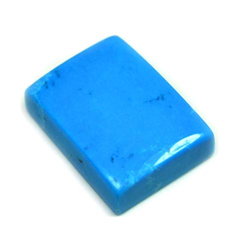 Turquoise Firoza véritable 8,4 carats pierre d'astrologie rectangulaire vente en gros