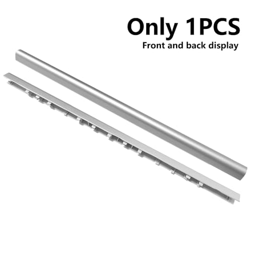 ZAHARA Capa de dobradiça LCD prata para HP 250 255 256 G8, 250 255 256 G9, 15-DW 15T-DW, 15S-DU, 15-
