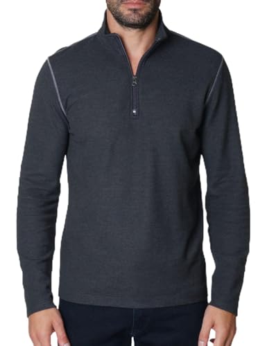 Robert Graham Men's Germano Long-Sleeve 1/4-Zip Pullover Sweater